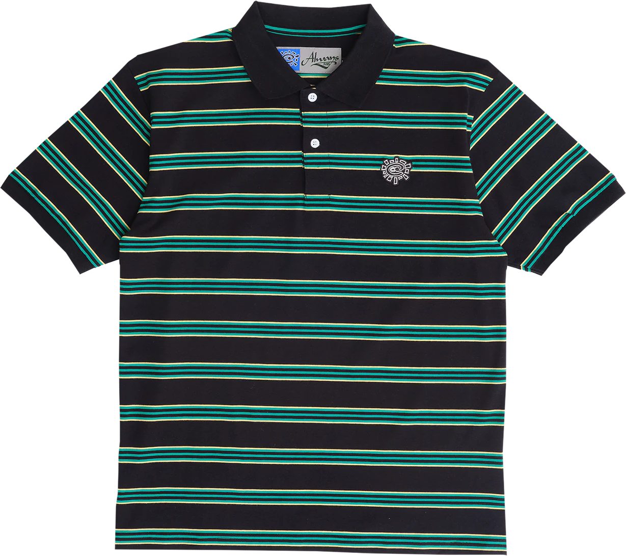 Always Do What You Should Do - Educated Applique Polo (Black/Green)