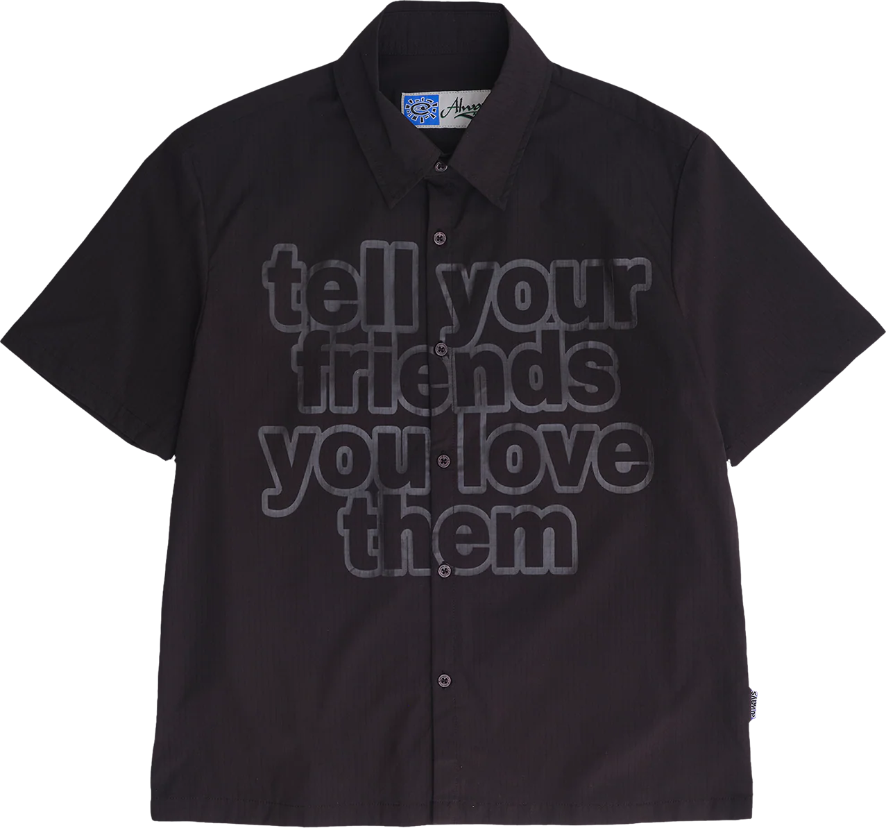 Always Do What You Should Do - Tyfylt SS Shirt Black