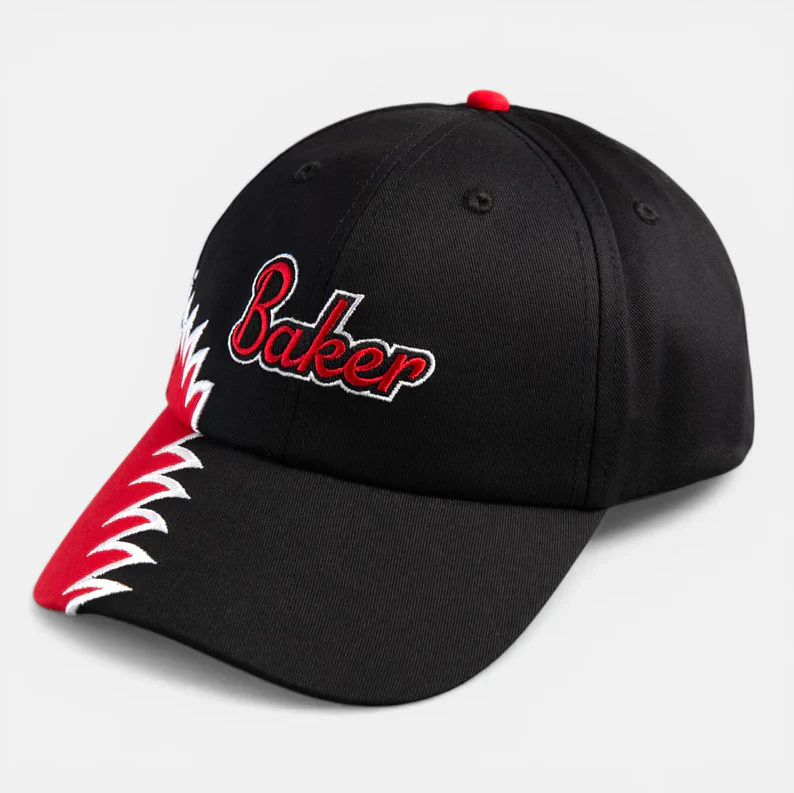 Baker - Snap On Snapback Black / Red