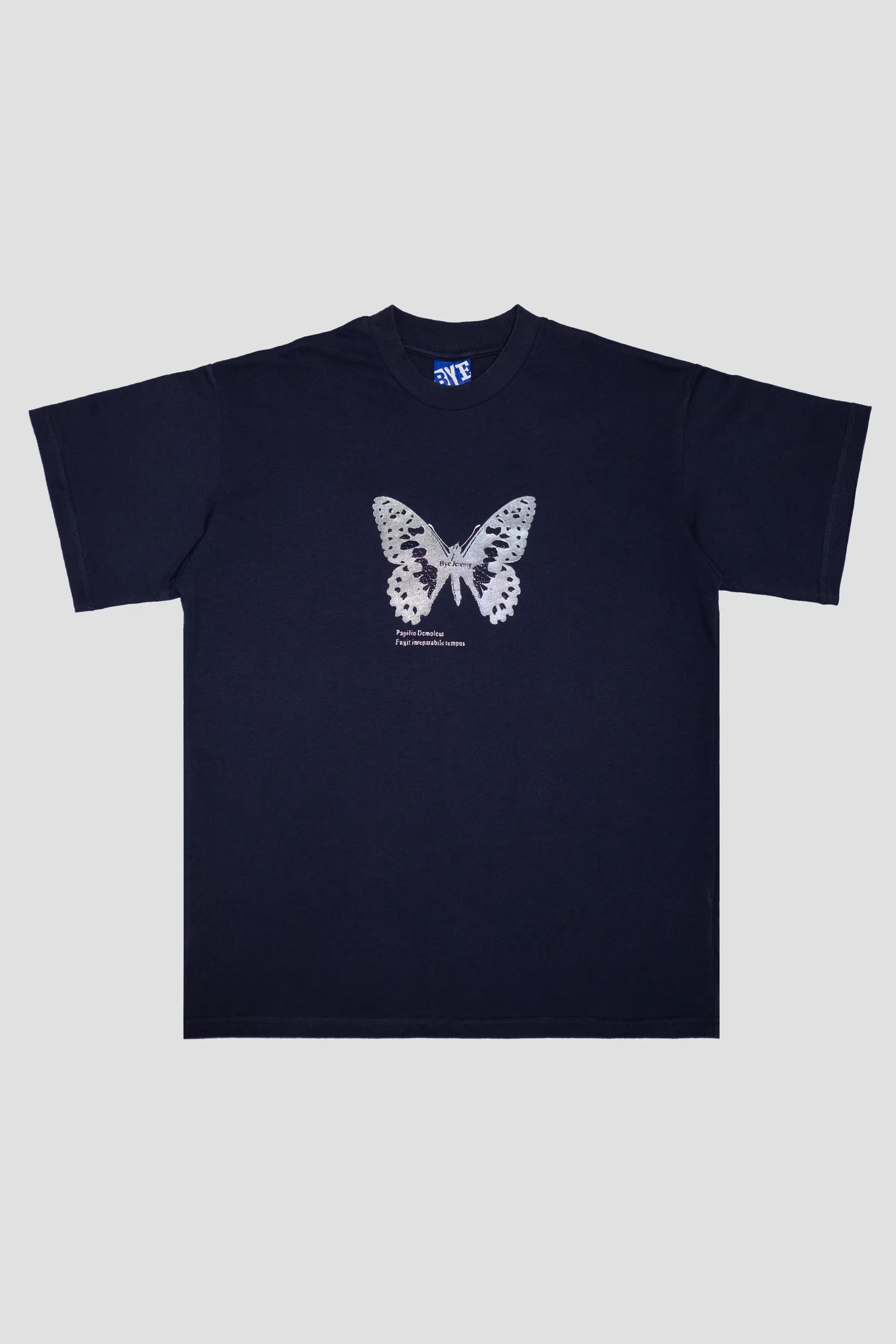 Bye Jeremy - Butterfly T-Shirt Navy