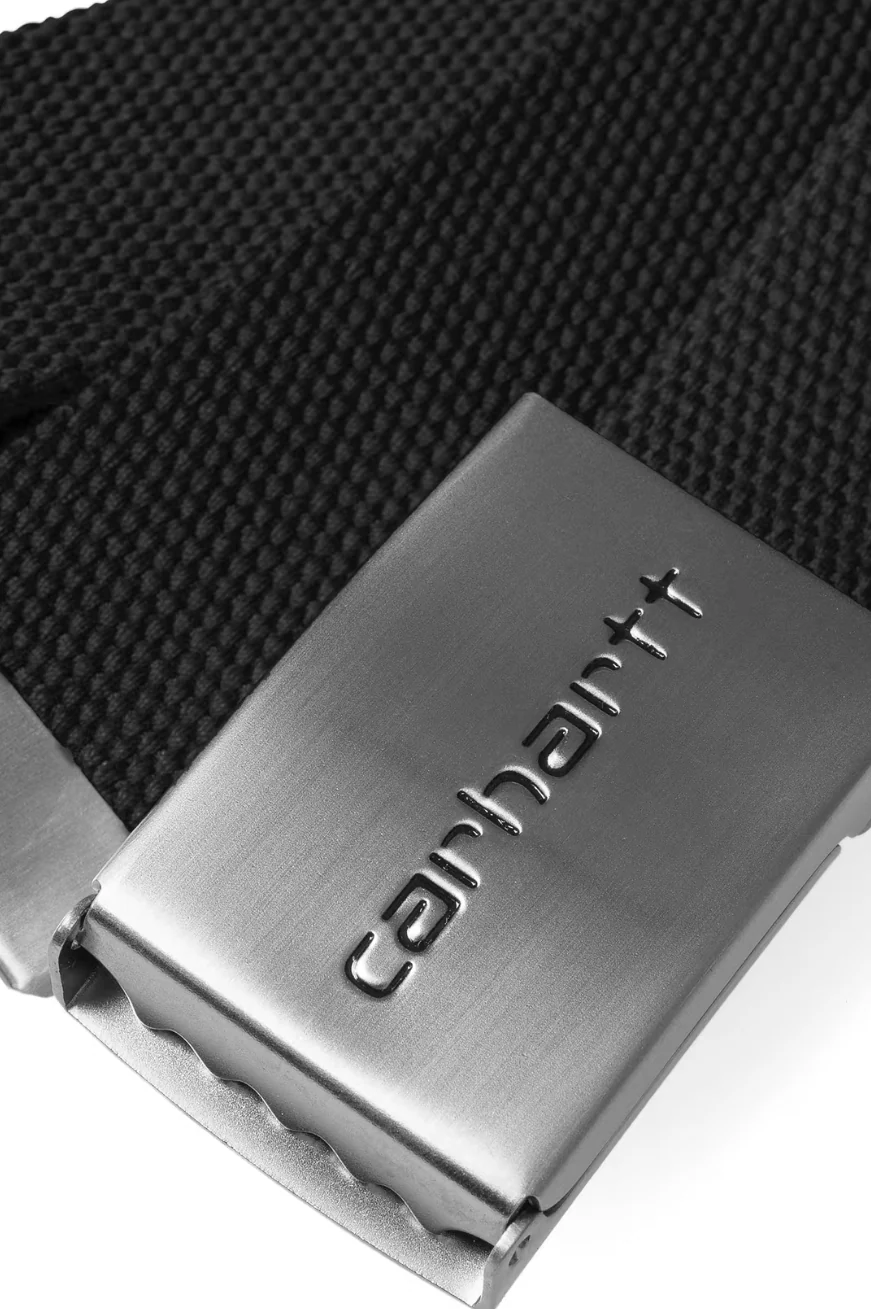 Carhartt WIP - Clip Belt Chrome Black - Image 2