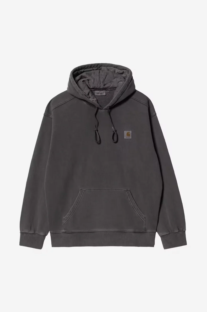 Carhartt WIP - Hooded Nelson Sweat Black Garment Dyed