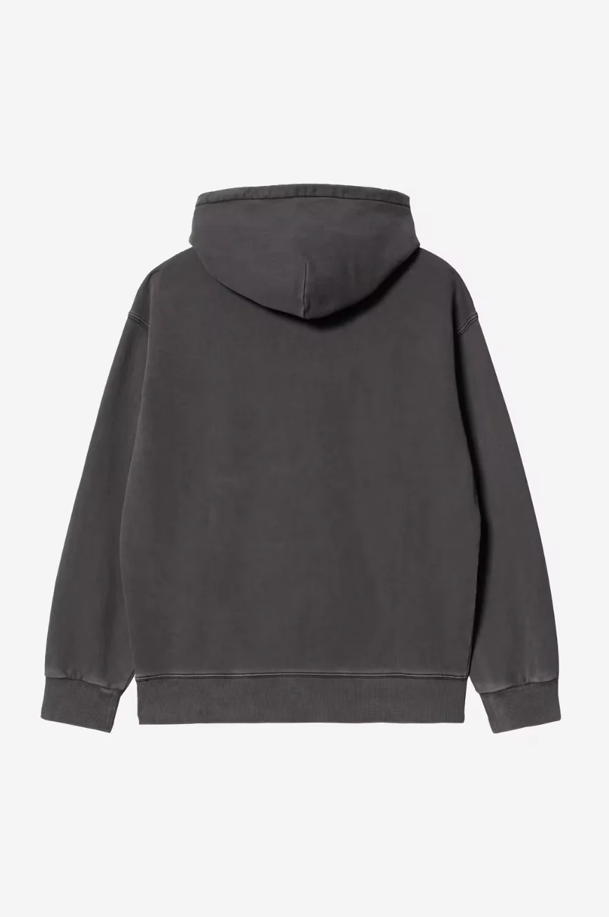 Carhartt WIP - Hooded Nelson Sweat Black Garment Dyed - Image 2