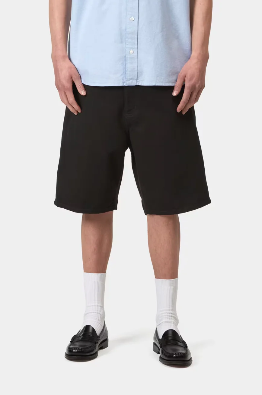 Carhartt WIP - Single Knee Short Black Rinsed - Image 4