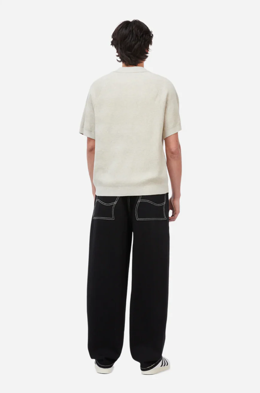 Dime - Cable Knit Polo Oatmeal - Image 4