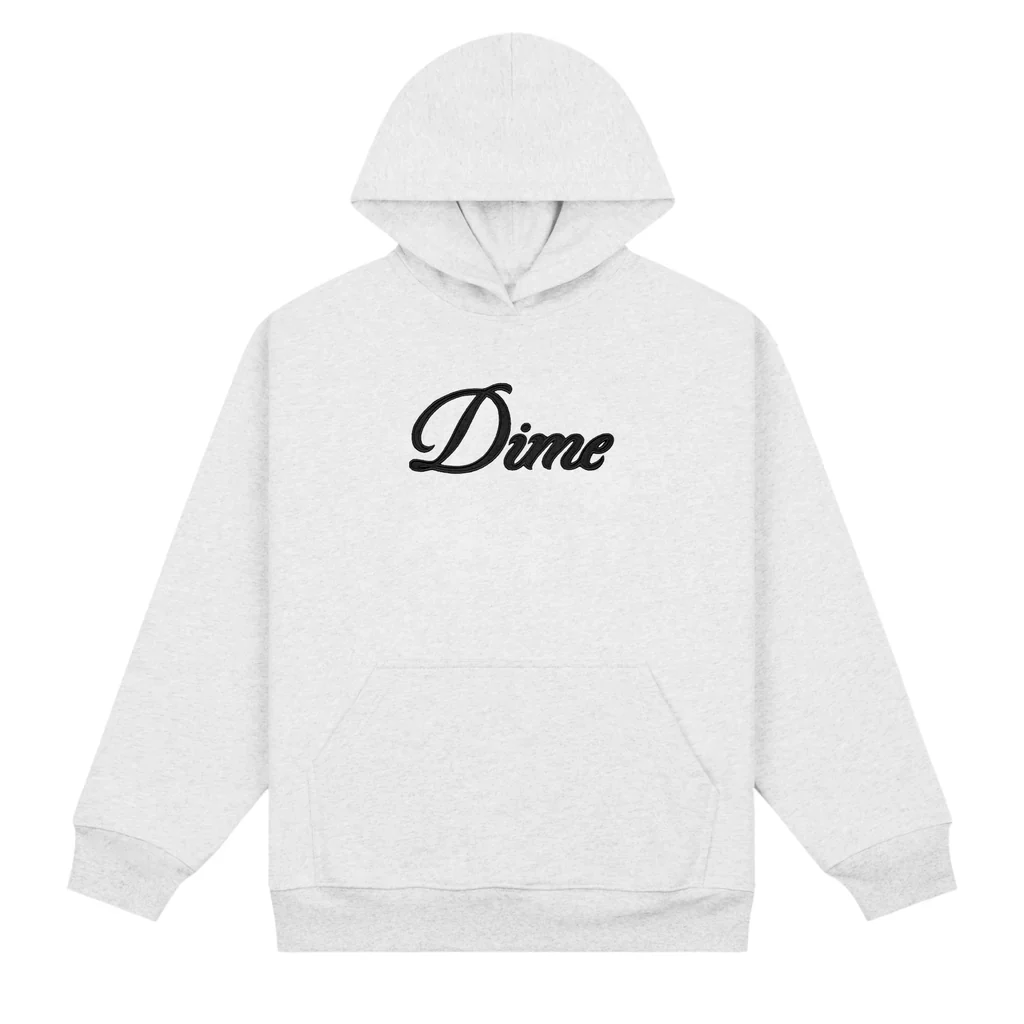 Dime - Cursive Hoodie Ash