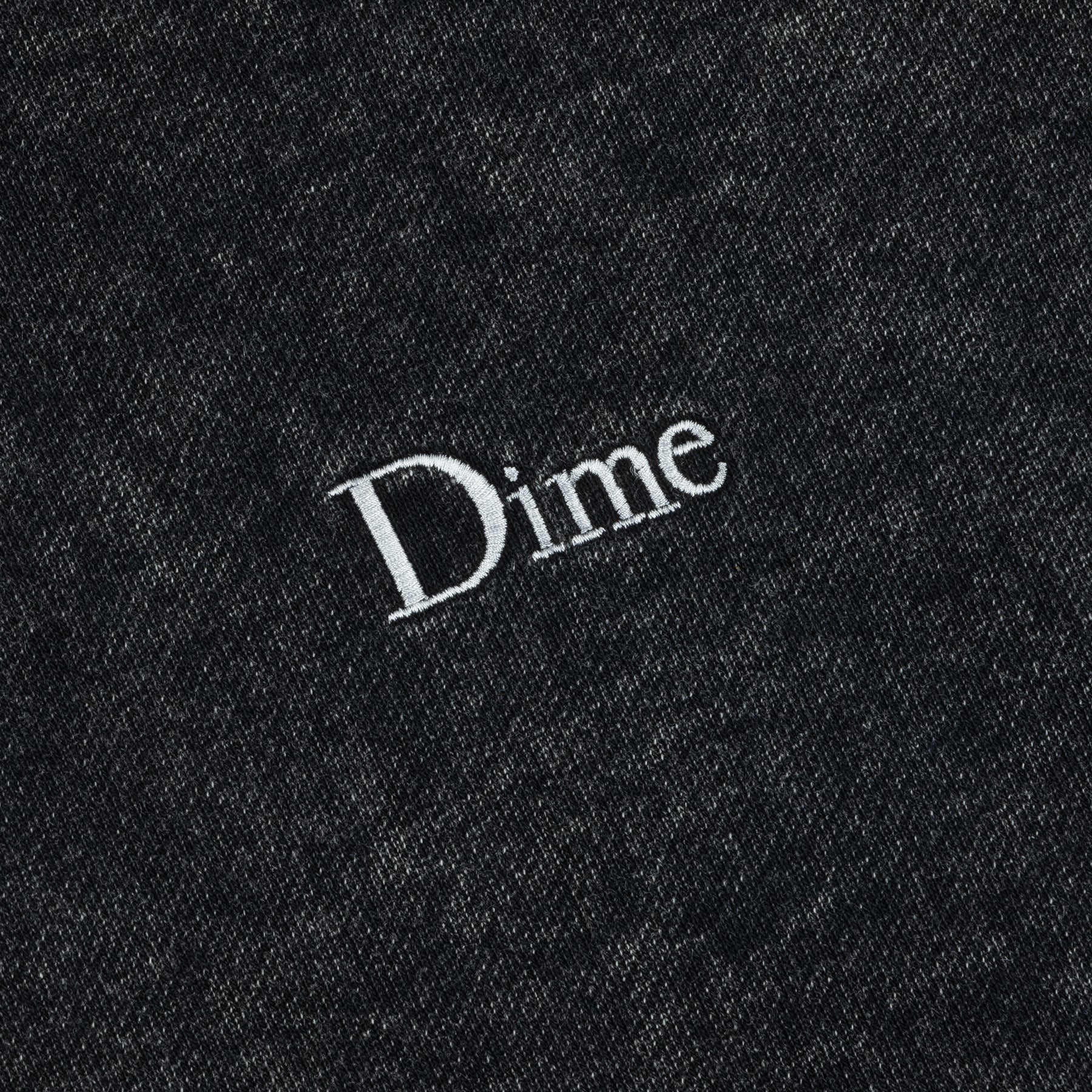 Dime - French Terry Hoodie Faded Black - Image 4