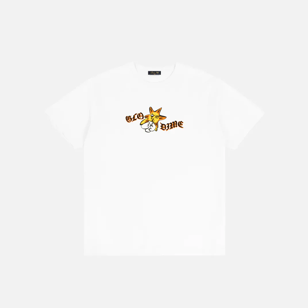 Dime X Glo Gang - Sun T-Shirt White