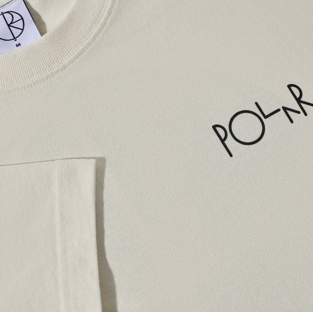Polar - Contrast Tee | Fill Logo Ivory/Black - Image 3