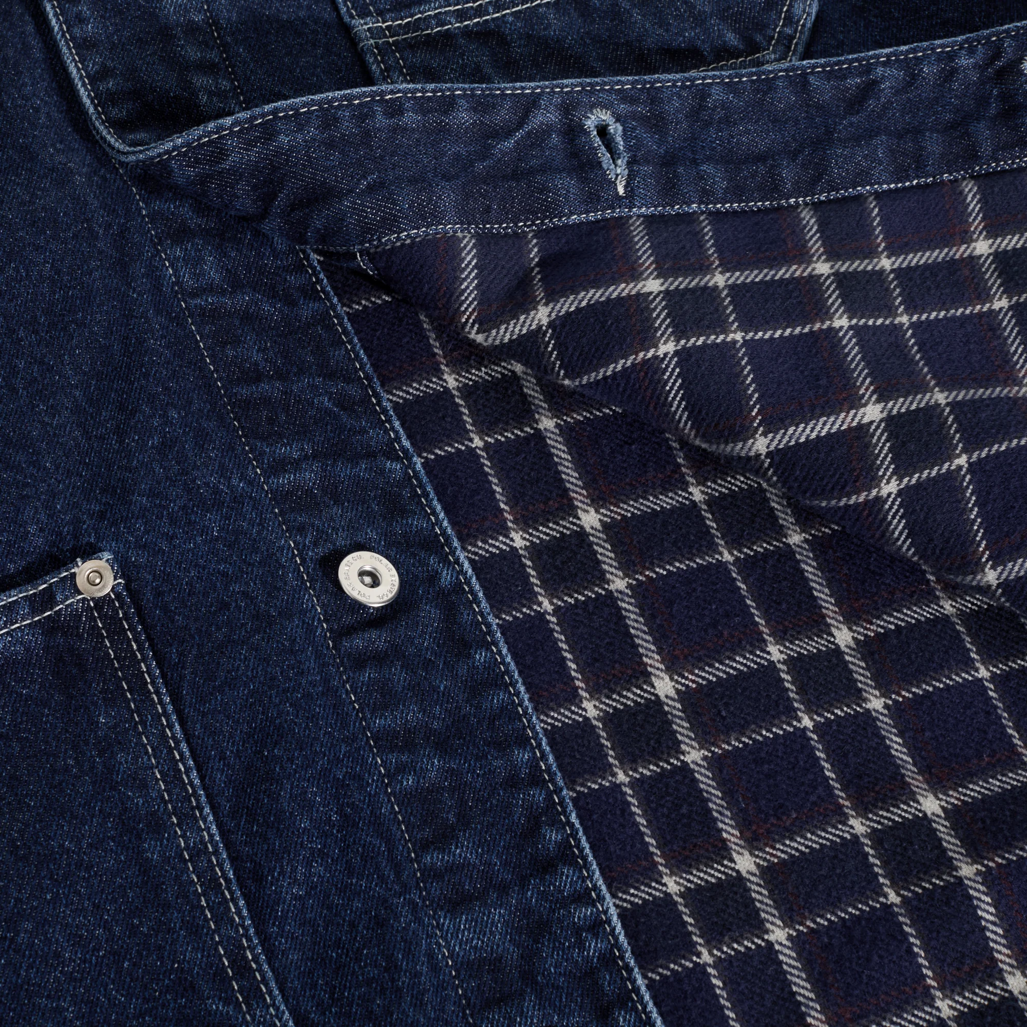 Polar - Ezra Jacket With Flannel Lining Indigo - Image 5