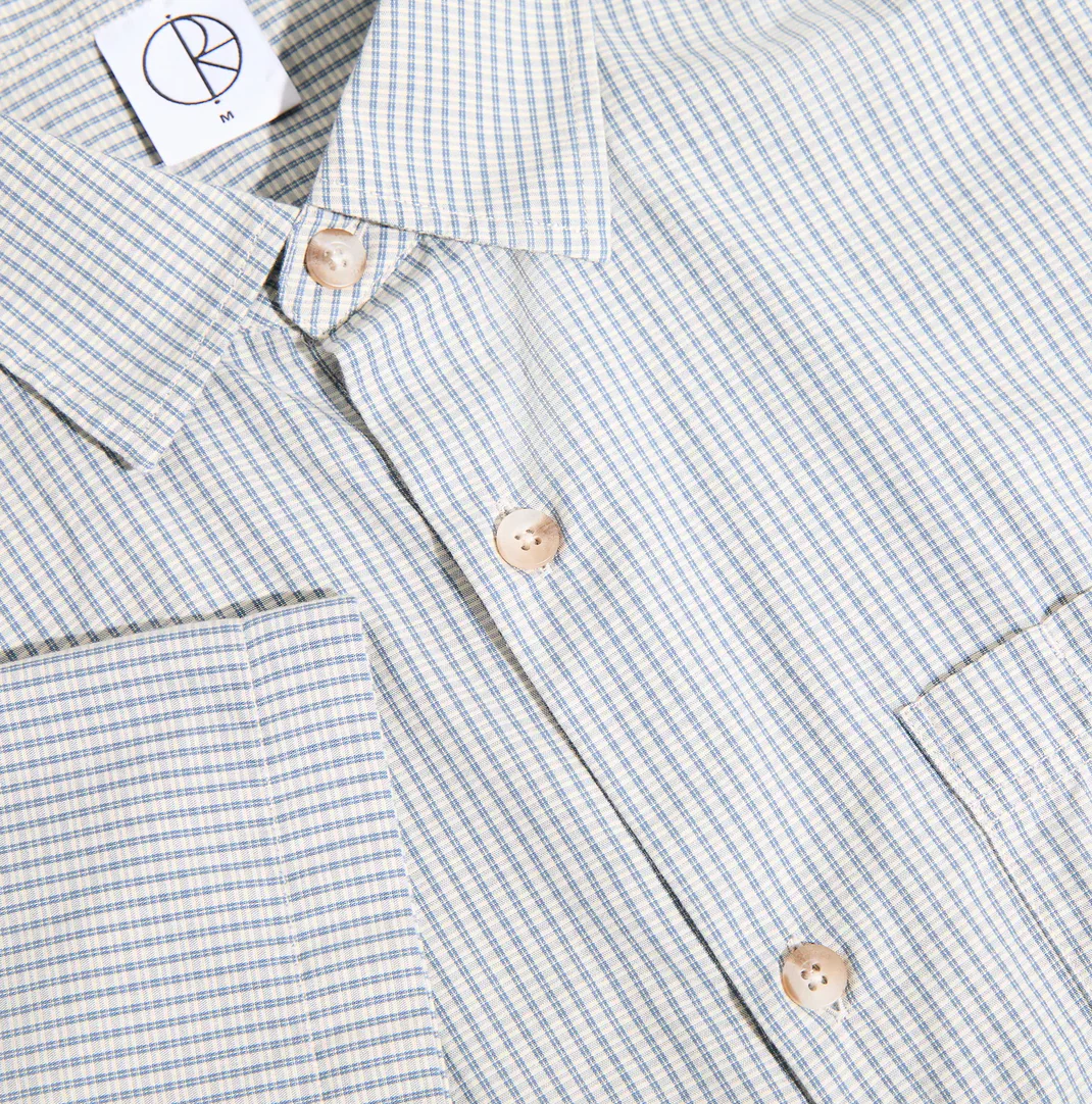 Polar - Mitch Shirt Blue Check - Image 3