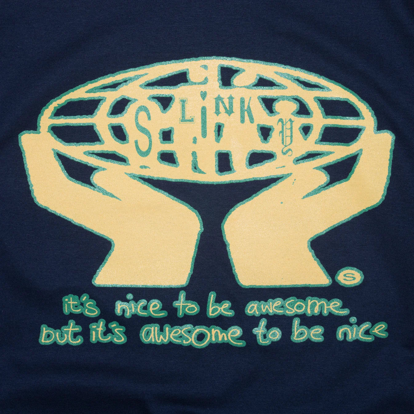 Slinky -  Awesome Tee Navy - Image 3